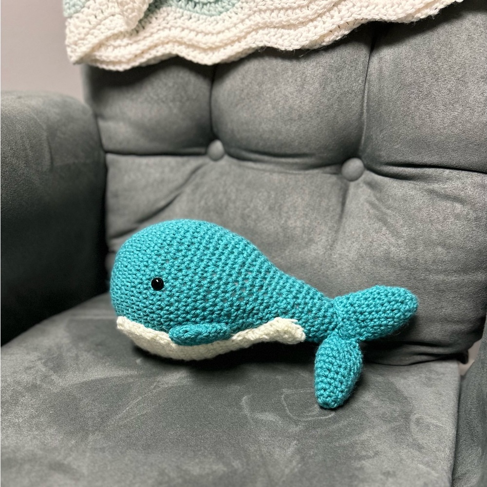 Homemade Crochet Walter the Whale